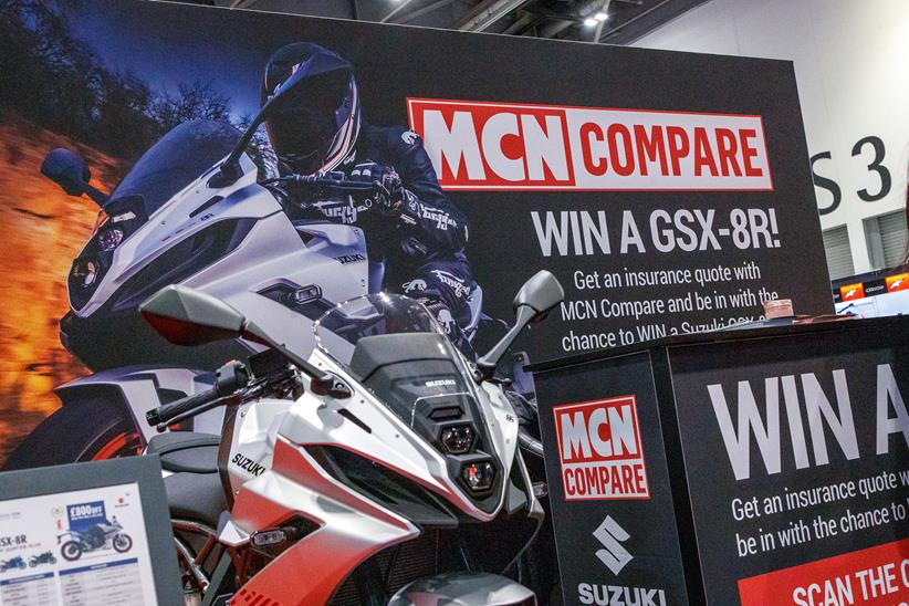 Win a Suzuki GSX-8R with MCN Compare