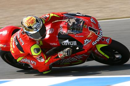 Spain's Jorge Lorenzo continued his early season form this morning