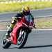 2025-on Ducati Panigale V2 S accelerating on track