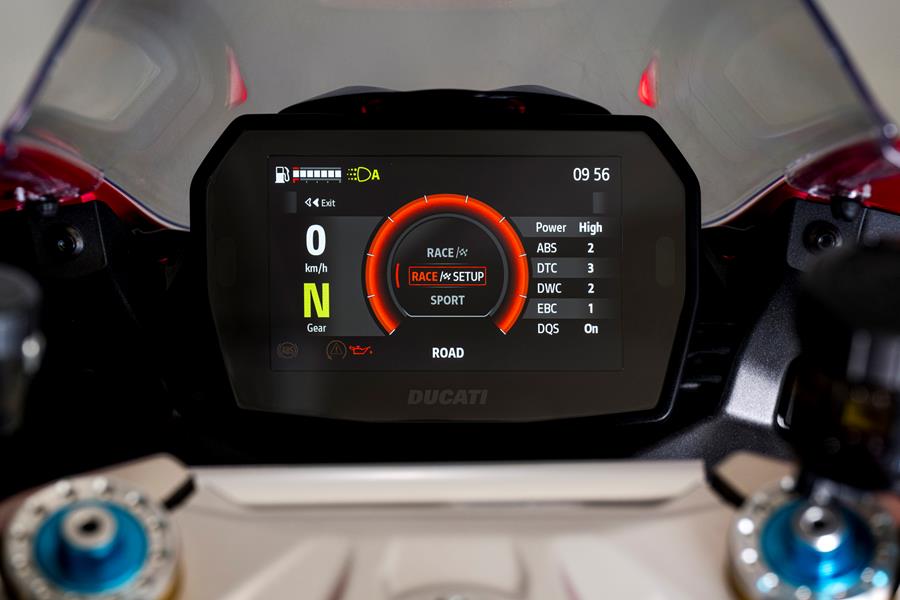 2025-on Ducati Panigale V2 S new dash 