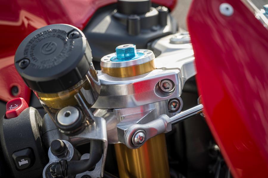 2025-on Ducati Panigale V2 S Ohlins fork with adjustment