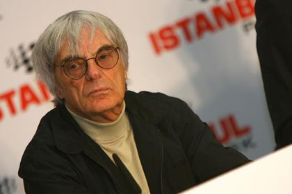 Ecclestone, pictured here at the Turkish GP, believes stripping 125s and 250s of their status would help GP