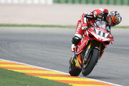 Corser had tyre grip problems in Valencia