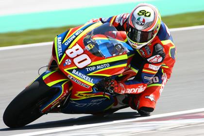 Barbera was quickest in free practice one