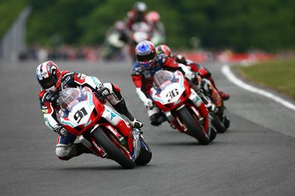 Haslam and Lavilla were pushing each other all the way at Oulton Park