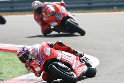 The engine management system is crucial for the Ducatis