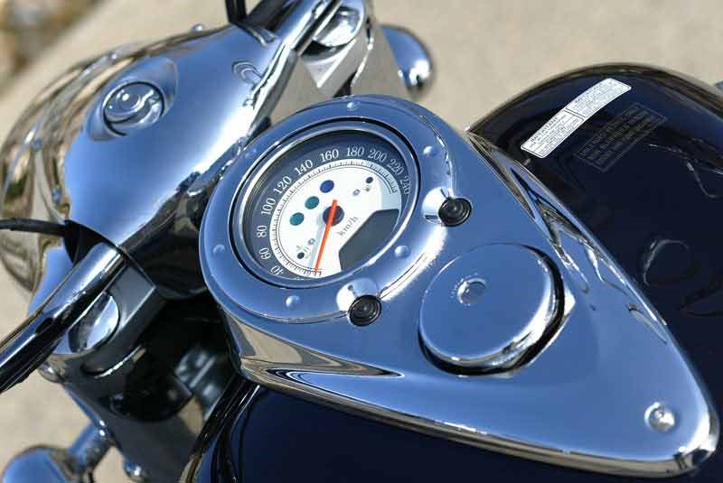 National Cycle Speedometer Cowl For Kawasaki VN2000 Vulcan 2004-2009 – Chrome