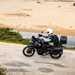 2025-on CF Moto 700MT - shot from above of the bike passing by