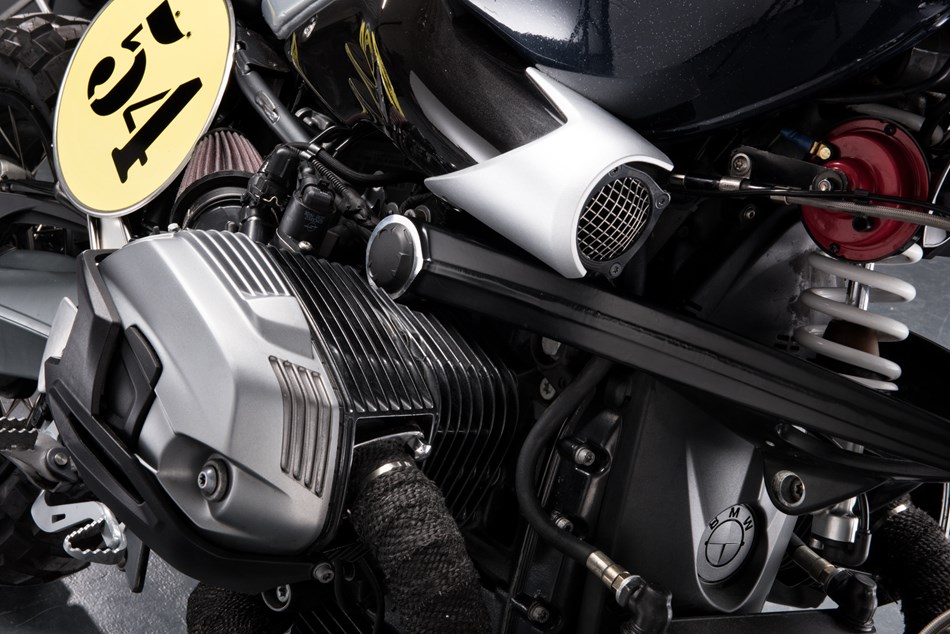 London bike builder created quirky BMW R1200GS cafe racer