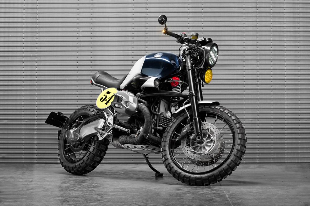 London bike builder created quirky BMW R1200GS cafe racer