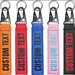 Personalized embroidered keychain