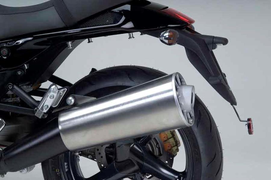 Moto Guzzi 1100 Griso motorcycle review - Exhaust