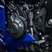 2025-on Yamaha R9 detailed shot of the quick shifter