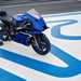 2025-on Yamaha R9 high view looking down on the bike