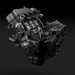2025-on Yamaha R9 solo engine shot