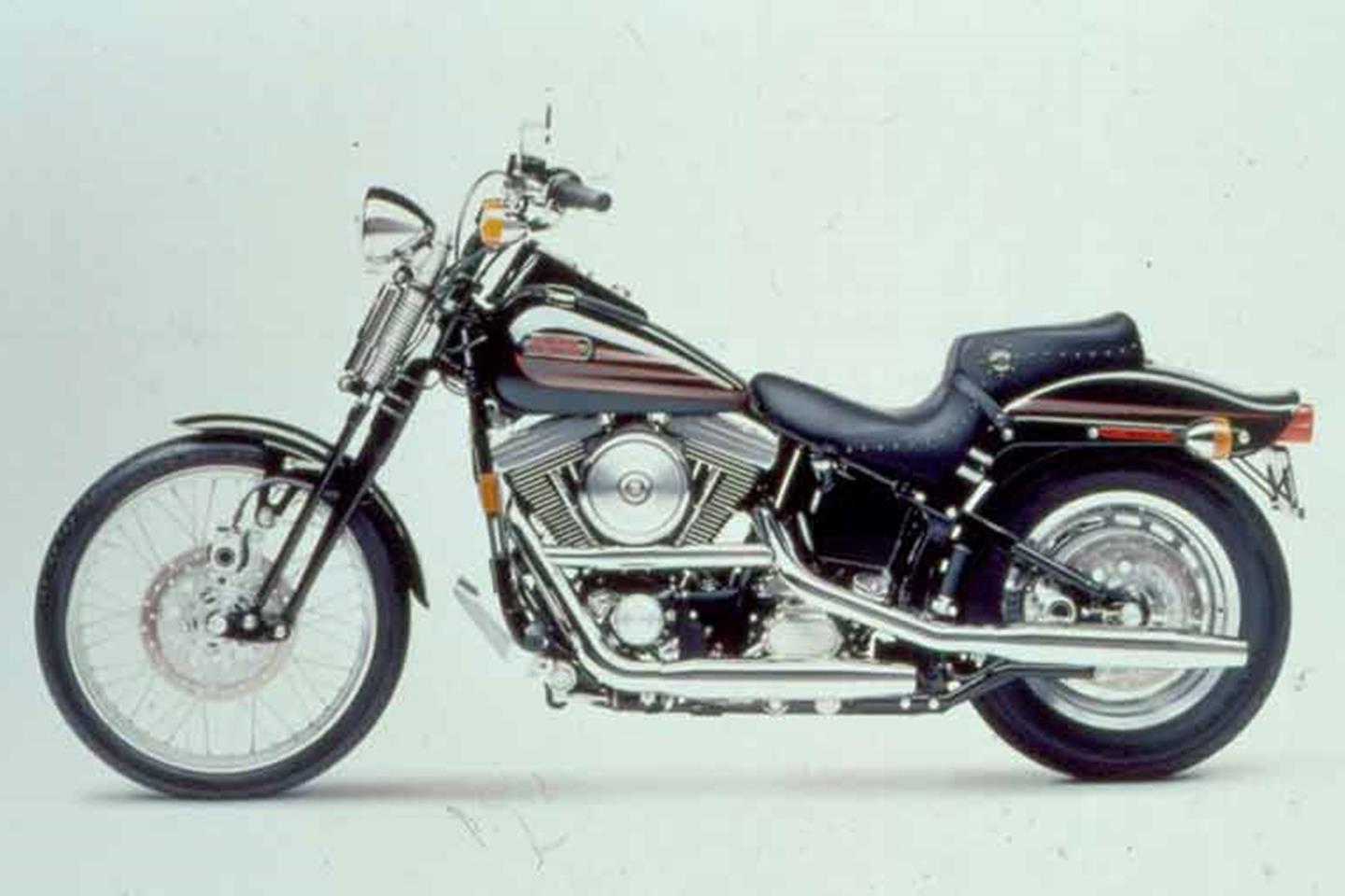 HARLEY DAVIDSON BAD BOY 1995 1996 Motorcycle Review