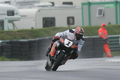 Ryuichi Kiyonari recorded the fastest time in the British Superbikes free practice at Mondello Park this afternoon