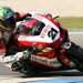 Australian Troy Bayliss was fastest in World Superbikes first qualifying session in Misano