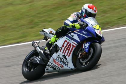 Both Valentino Rossi (pictured) and Casey Stoner believe it would be impossible to police a ban on qualifying tyres