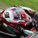 Leon Haslam wins race one of Mondello Park round of the British Superbike championship on his Airwaves Ducati