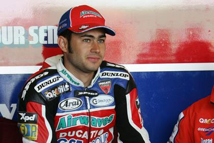 British Superbike rider Leon Haslam has had to turn down the chance to ride for Kenny Roberts at the British MotoGP