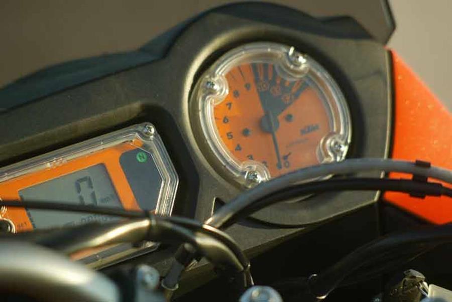 KTM 990 Adventure clocks