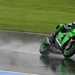 Anthony West shows his wet weather form in this mornings British MotoGP warm-up session
