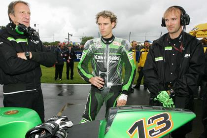 Anthony West, seen here at Donington Park, will pay compensatino to Yamaha after leaving his World Supersport contract