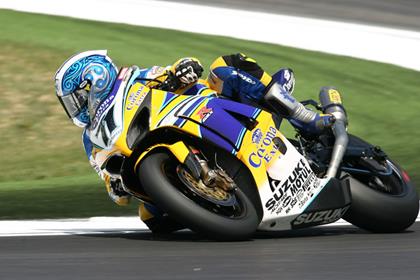 Yukio Kagayama was fastest on day two in Brno