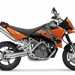 KTM 950 Supermoto motorcycle review - Side view