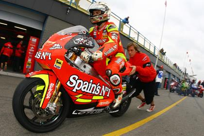 Jorge Lorenzo will start from pole in tomorrow's 250 race in Assen