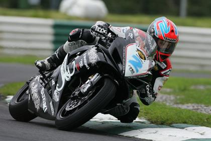 Michael Laverty wins the British supersport race at Knockhill