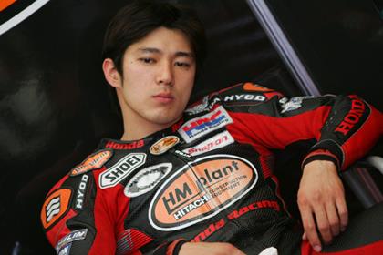 Ryuichi Kiyonari managed to get out on track at Croft today