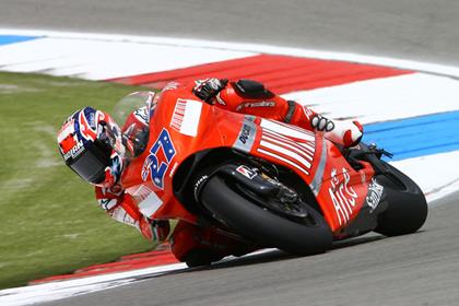 Casey Stoner is on a mission in Germany