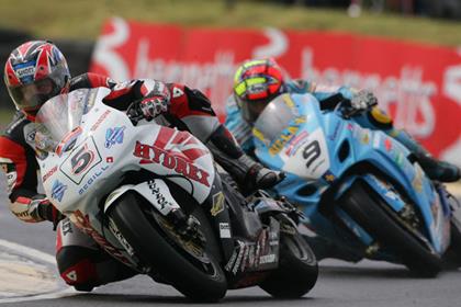 Karl Harris was the man to beat in the first session at Oulton Park