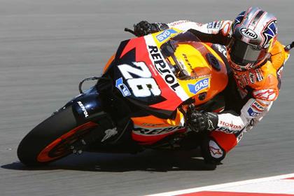 Dani Pedrosa wins his first MotoGP of 2007 at the Sachsenring