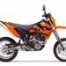 KTM 625 SMC motorcycle review - Side view