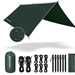 Camping tarp for motorcycle camping tents