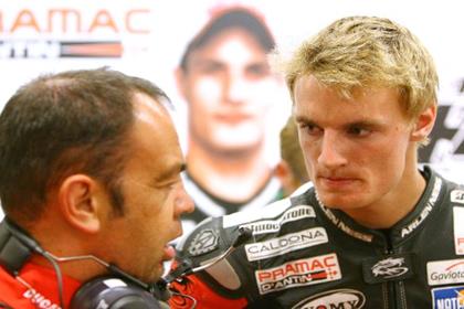 Chaz Davies has impressed the D'Antin MotoGP team on and off the track