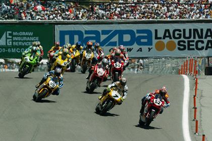 The last time the World Superbike series raced in the US was at Laguna Seca