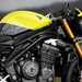 2025 Triumph Speed Triple 1200 RX detailed shot of the right hand side of the bike