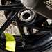2025 Triumph Speed Triple 1200 RX detailed shot of rear wheel graphics