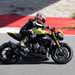 2025 Triumph Speed Triple 1200 RX riding the bike on track