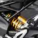 2025 Triumph Speed Triple 1200 RX detailed shot of the rear suspension