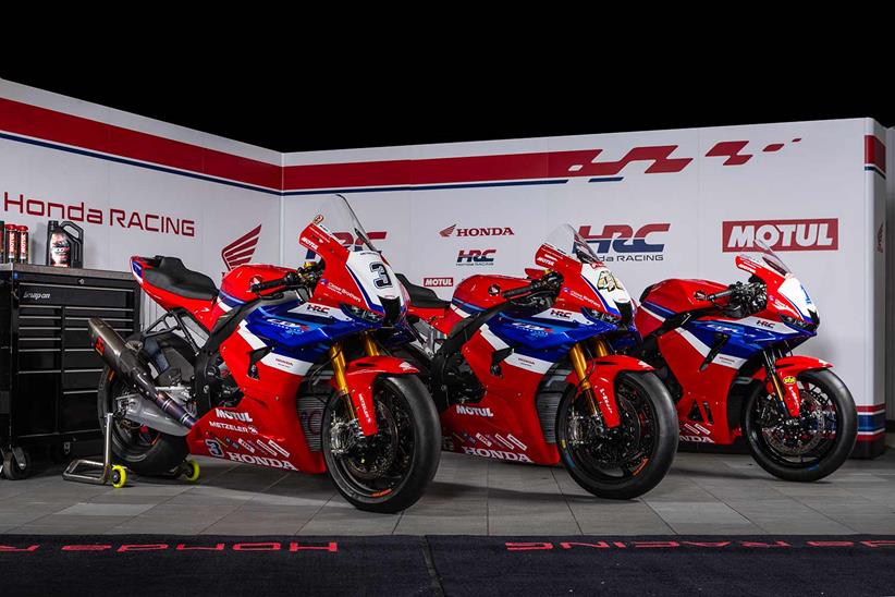 Honda Racing's 2025 BSB, BSS and Road Racing machines.