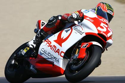 Despite his impressive race at Laguna Seca, Chaz Davies will not ride for D'Antin Ducati at Brno