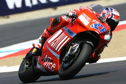 Casey Stoner has been struggling with the Ducati aerodynamic package this season