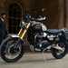 Side view of the Triumph Scrambler 1200 Icon edition