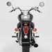 Honda VT750C Shadow motorcycle review - Rear view