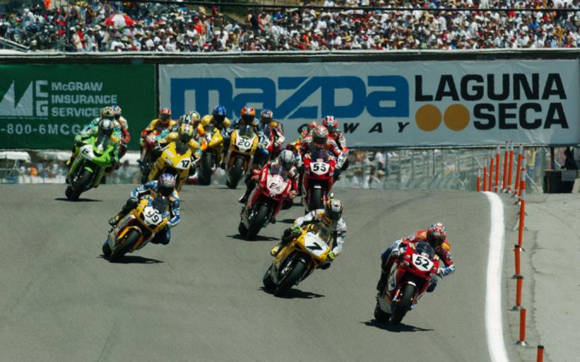 World Superbikes at Laguna Seca the last time they went to America